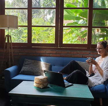 Julia Dencker in Bali - photo by Dominika Galka