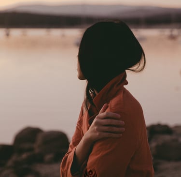 woman inner peace
