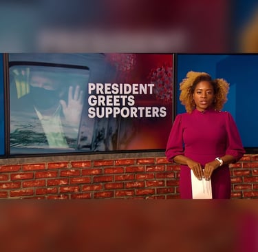Melissa Rose Cooper anchoring a news segment.