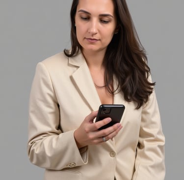 a woman in a suit and a suit jacket