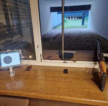 Ein Fotos vom Schiesstand in der Eckernworth