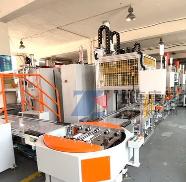 Smart factory: Automated trailer hub assembly system