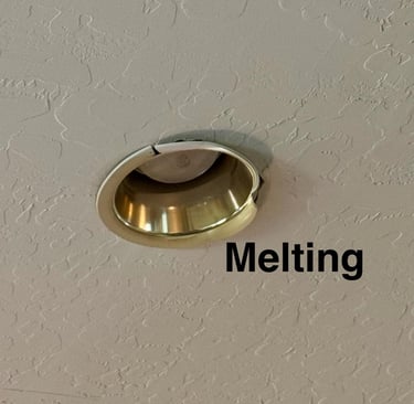 melting old can light