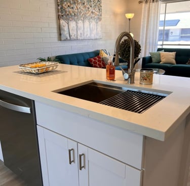 Kitchen sink and faucet install Sun City AZ