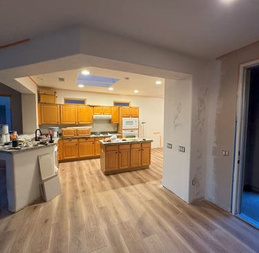 Sun City Drywall and Painting matching and repairs by At Hand Heroes