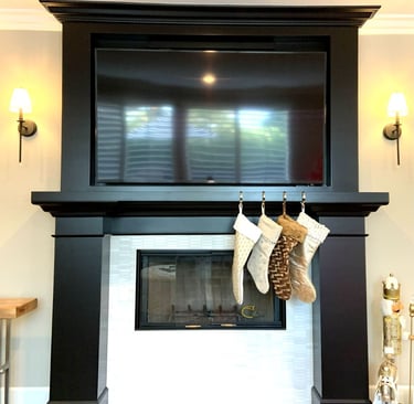 At Hand Heroes professional TV mounting team installing flat screen – Peoria AZ