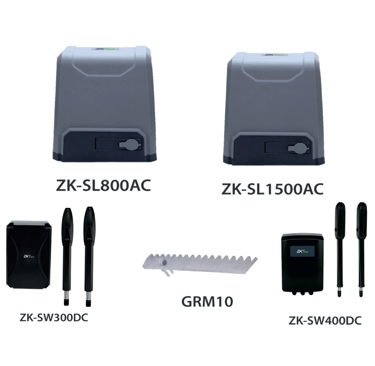 a variety of electronic sliding gates and access controls from ZK TECO Brand