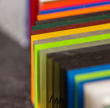 colored acrylic poly carbonate