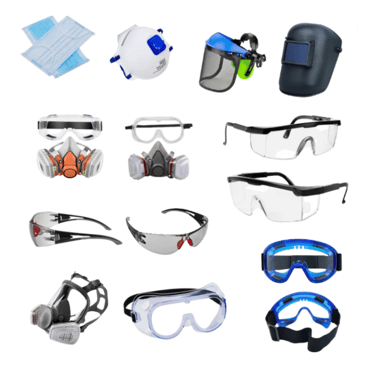 a variety of safety glasses and safety glasses