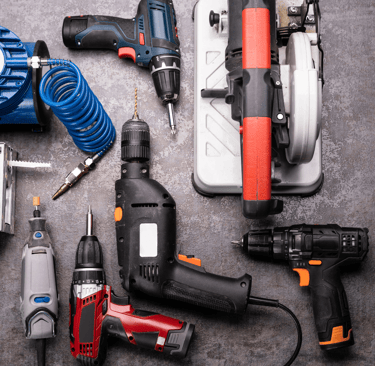 a bunch of tools that are sitting on a table