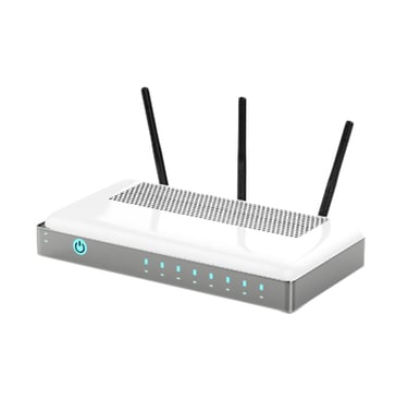 a wireless - powered router with a wireless - enabled router