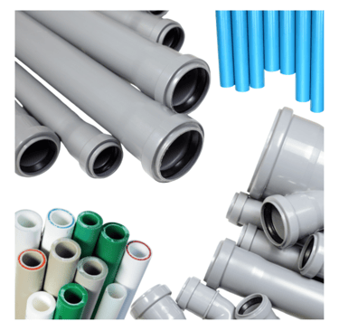 a bunch of different types of pipes and pipes