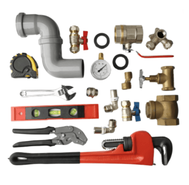 a variety of plumbing tools including a wrenet and wrenes