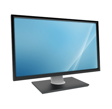 a computer monitor screen with a monitor and a monitor screen