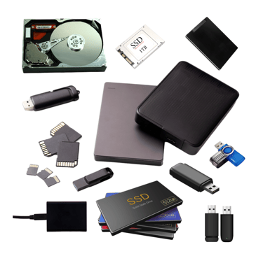a collection of different storage devices