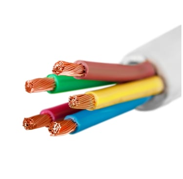 a close up of a pair of cables with wires