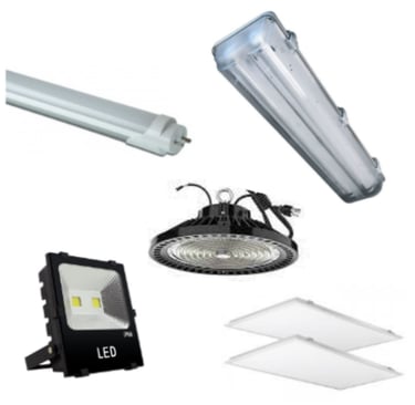 a group of different types of lighting fixtures