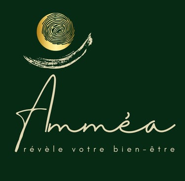 Logo réalisé par fovassist pour Amméa, fond vert