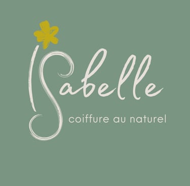 logo crée par fovassit pour isabelle coiffure (vert)