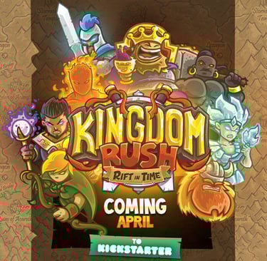 Kingdom Rush Rift in Time banner Kickstarter