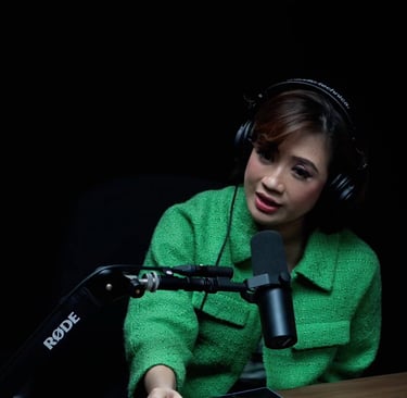 Prita Laura Saba in White Wood Studio in Jakarta