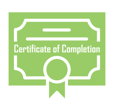 Accounting course certificate of completion