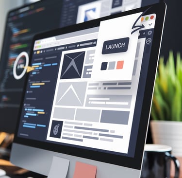 počítačová obrazovka zobrazuje webstránku