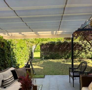 pérgola económica en Madrid