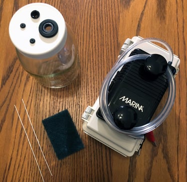 our 27-volt battery-powered small-particle colloidal silver kit