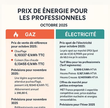 infographie récapitulative des prix elec et gaz bretagne fin 2025