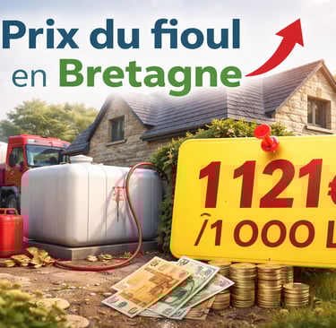 Prix du fioul en Bretagne analyse 2026 actualisé 