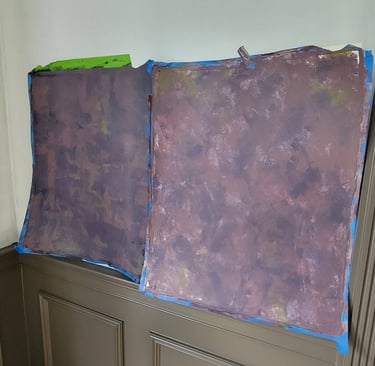 bespoke wall finish samples by Artworks by Marcine in NJ