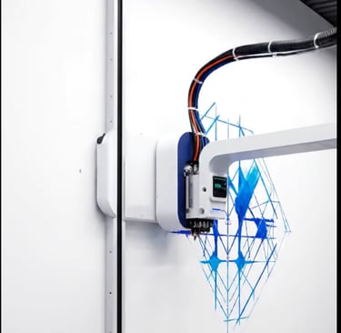 ai robot mural machine