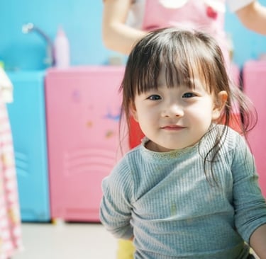 a little girl with a toothbrush in her hand, technology activities for preschoolers