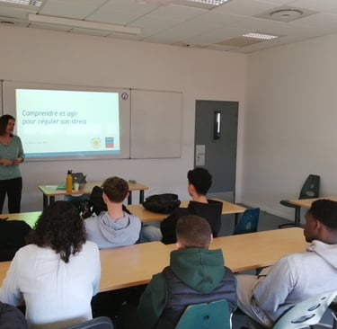 atelier pour apprentis sur la gestion du stress à Toulouse