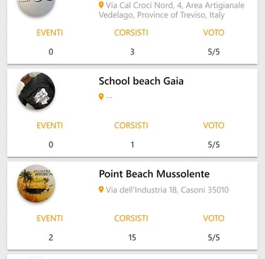 a cell phone showing a list of the top ten schools in the us
