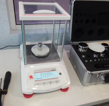 calibración de balanza