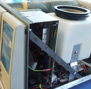 esterilizador de mesa de vapor en mantenimiento