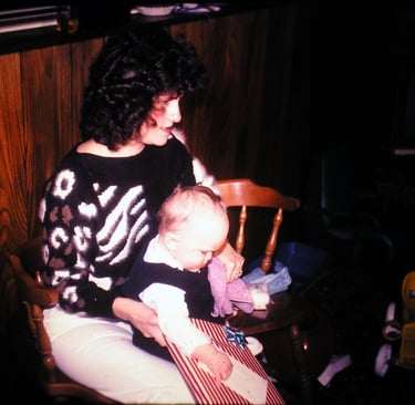 Chrissy and little Jessie