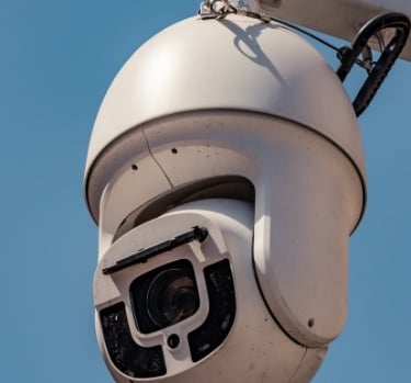 Business office with IP CCTV installed