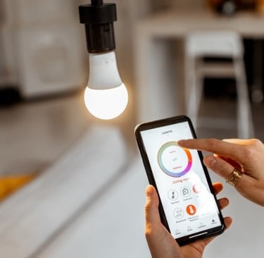 IoT devices helping restaurant save energy with smart lighting system