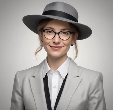woman wearing black crew-neck shirt