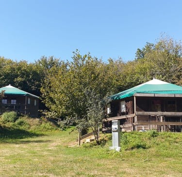 Bungalow beim Hotel Camping sur Yonne