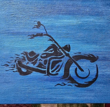 Custom made motorcycle