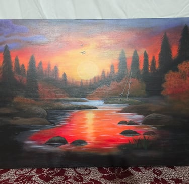 sunset landscape