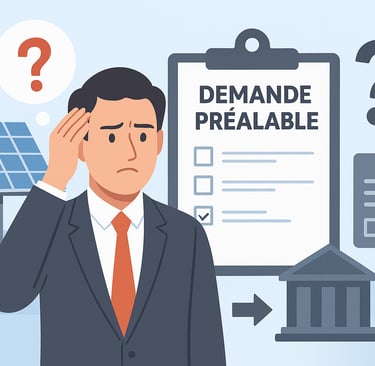 Demande préalable pour tracker solaire