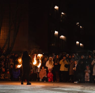 fire show Lithuania 7jinn fakyrai / ugnies pasirodymai - gera dovana vestuvės / gimtadieniui / mamai