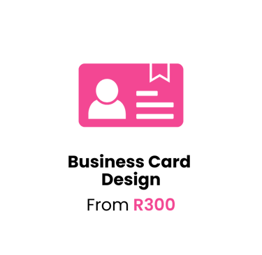 Business Card Design from R300