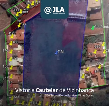 vistoria cautelar de vizinhança feita por nós em são sebastião do paraíso