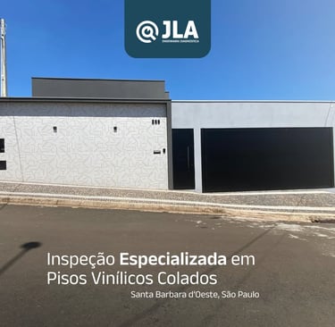 inspeção em piso vinílico de uma perícia em santa barbara d'oeste